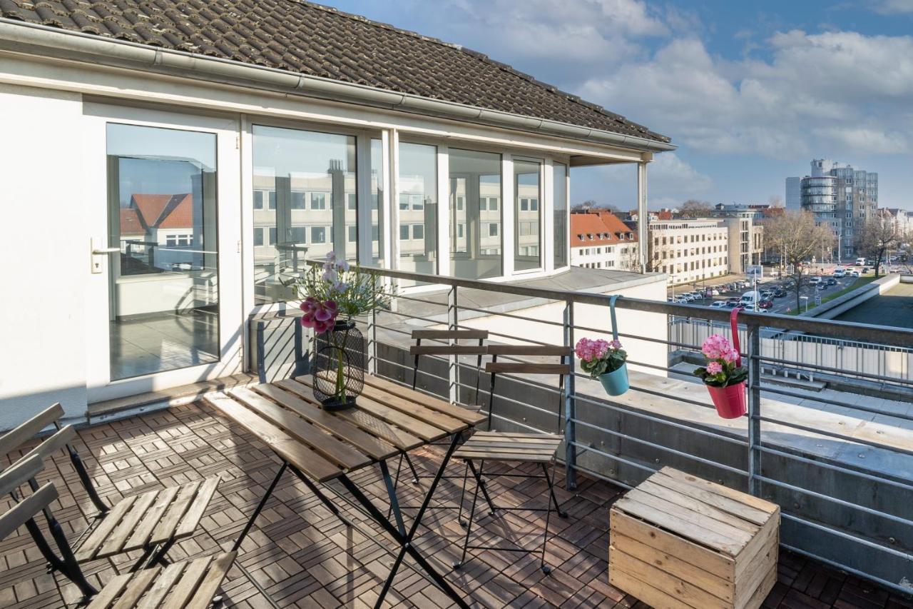Stylisches Penthouse Zentral Balkon 75M2 Nflx Διαμέρισμα Ανόβερο Εξωτερικό φωτογραφία